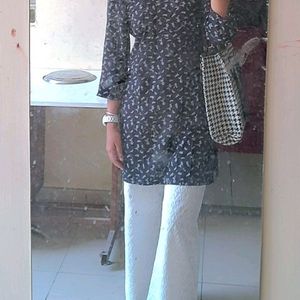 Black Short Kurta