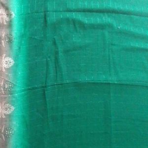 Glass Threads Work Saree