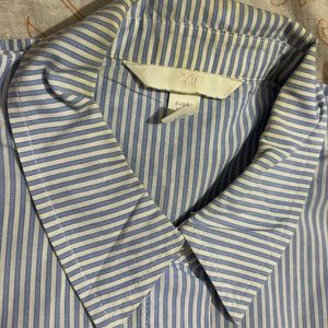 Formal Blue Striped H&M Shirt