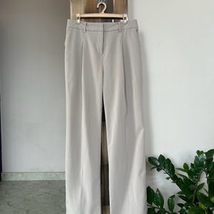 Ash Grey Highwaist Trousers