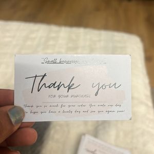 Small Business Thank You Cards