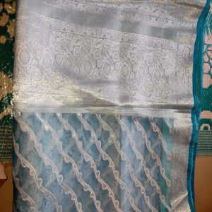 Organza Saree With Blouse