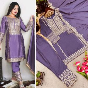 Kurta Pant With Dupatta Set