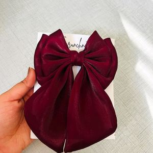 Beautiful Tail Hair Bow Clip