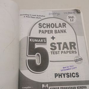 STD 12th  Question Bank  (Book Of 3)