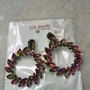 Korean Multi Colour Earrings