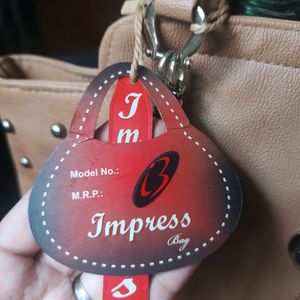 Impress Tan Ladies Handbag