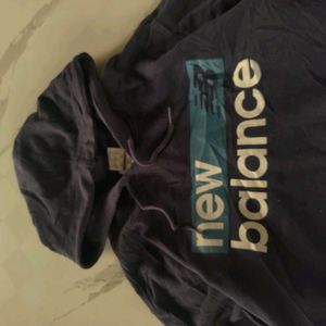 NEW BALANCE HOODIE UPPER NAVY BLUE