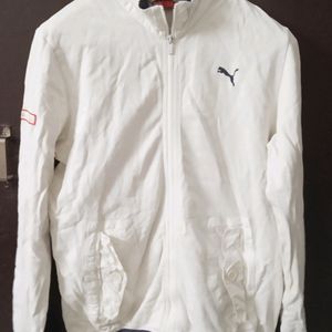 Puma White Zipper Original