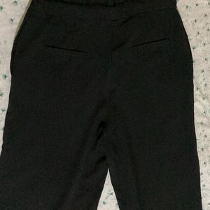 Flared Black Pants H&M