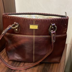 Brown Leather Handbag