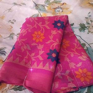 Pink Saree