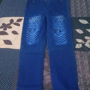 Embroided Work Jeans.