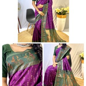 Soft Chanderi silk sarees with super fine weaves