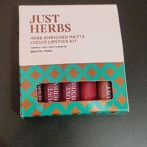 Just herbs 5 Mini Liquid Lipstick