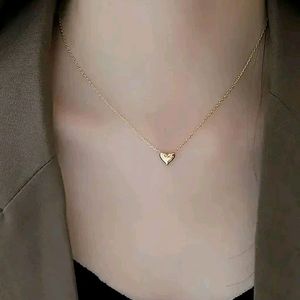 Gold Heart Shap Necklace