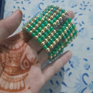 Green Color Bangles