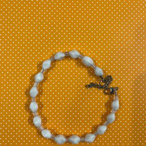 White Beads Bracelet