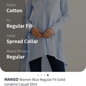 MANGO Women Green Regular Shirt