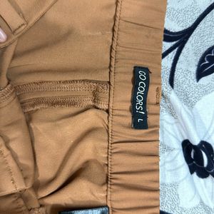 Go Colours Crepe Formal Pants