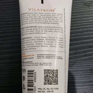 Velay And Che Papaya Facewash