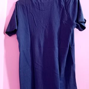 Men T Shirt, Navy Blue