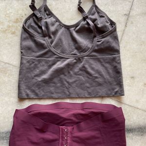 Bra Combo: Grey and Maroon