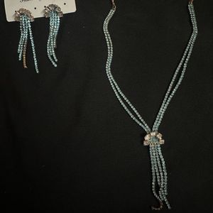 Blue Stone Jewellery Set