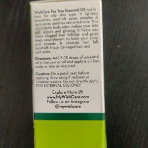 Wishcare Tea Tree Essential Oil