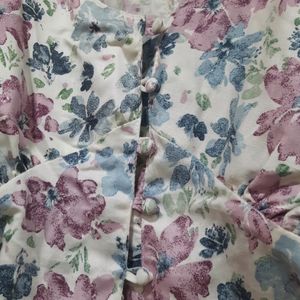 Crop floral Blouse NEW