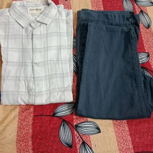 Men's Trouser And shirt Combo