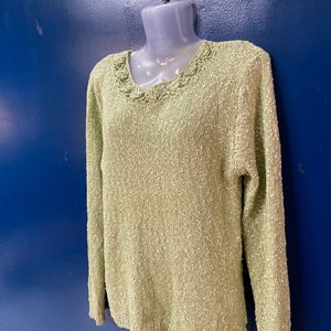 Glittery Sweater😍#sweater #womanwear #sweaters