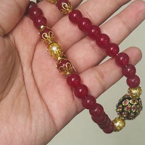 Red Beads Neckpiece