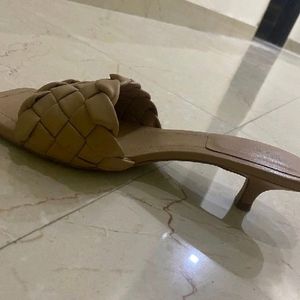 H&M Beige Kitten Heels