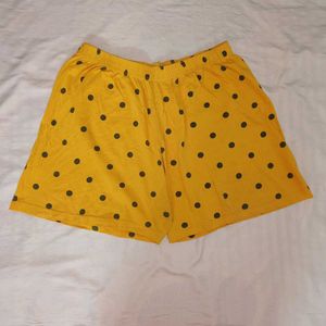 Women's Comfy Yellow Shorts