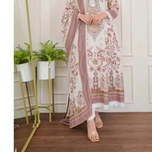 Kurta Suit Set With Dupatta