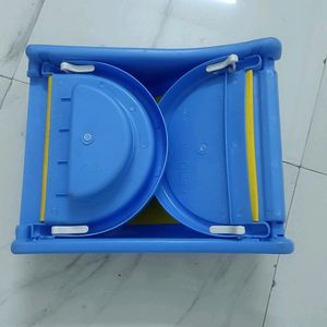 Foldable Non-Toxic Plastic Baby Bath Tub with Anti