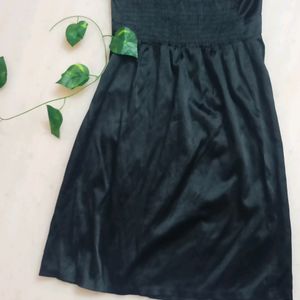 Black Satin Dress