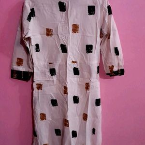 Cotton Kurta With Pant Set