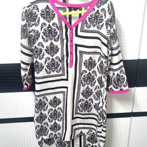 Short Kurti With Front Buttons