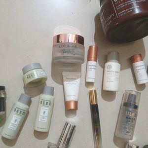 Luxury/ Drugstore Empties Bottles With Free Pouch