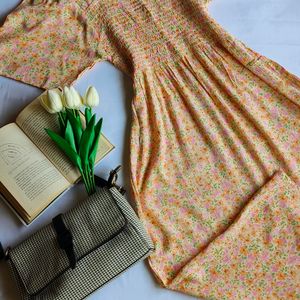 Floral Summer Midi Dress