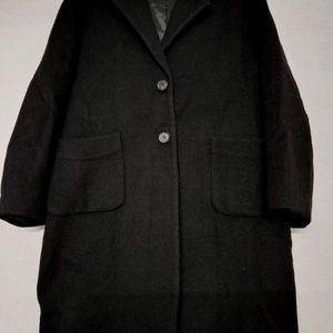 Korean Black Long Coat