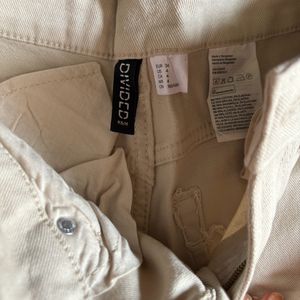 High Waist Mom Jeans - Beige (Ladies)