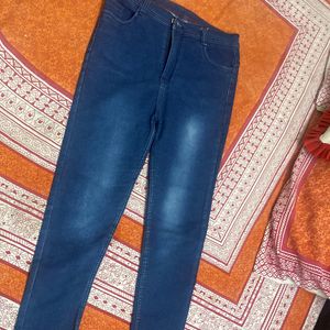 Blue  Stretchable Denim