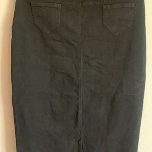 Skirt Black Denim