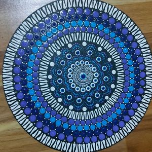 Evil Eye Dot Mandala