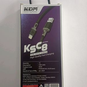 KDM KSC8 LIGHTNING USB DATA CABLE IPHONE