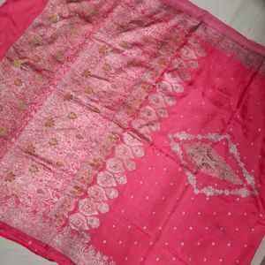 Pure Banarasi Saree With Blouse