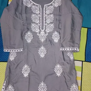 Grey Kurti For Collage Or Office Wear